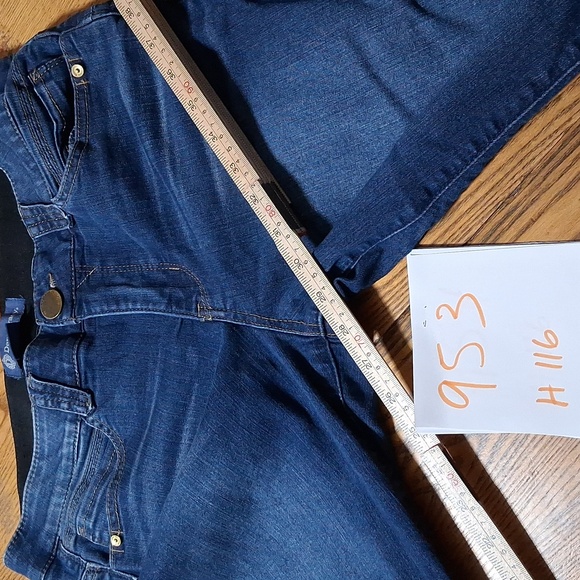 DEMOCRACY Jeans Womens 12 BLUE DENIM Preowned AB SOLUTION Used - Picture 2 of 5